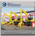 Wheeled Sugar Cane Loader 7.8t Sugarcane Excavator